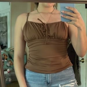 Brown Tank Top